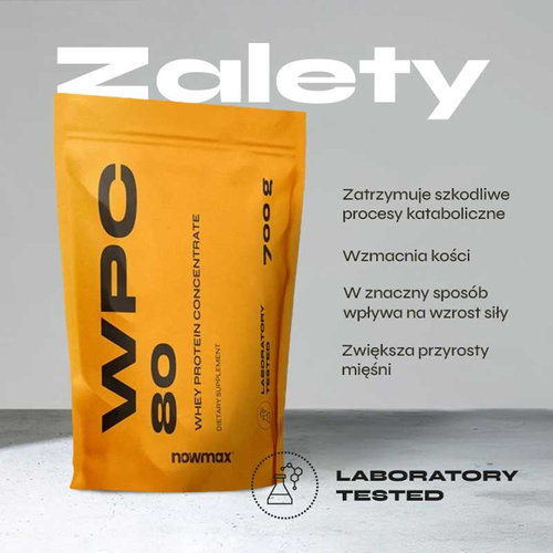 nowmax® 100% NATURAL WPC 80 700 g