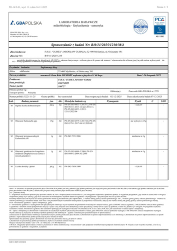 nowmax® Gotu Kola MEMORY wąkrota azjatycka 4:1 60 kaps