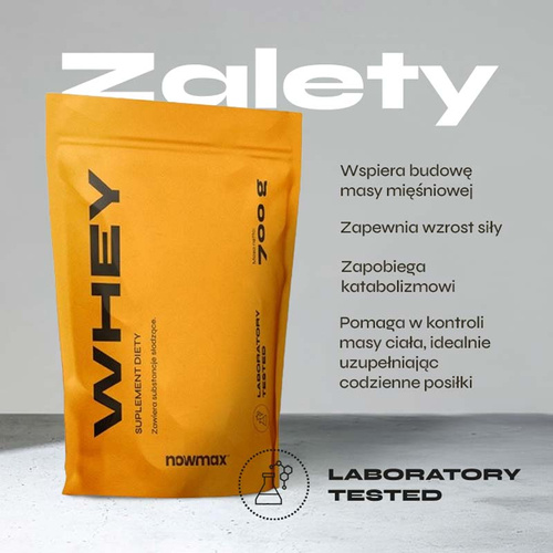 nowmax® WPC Whey Protein - Kompleks Białkowy 700 g