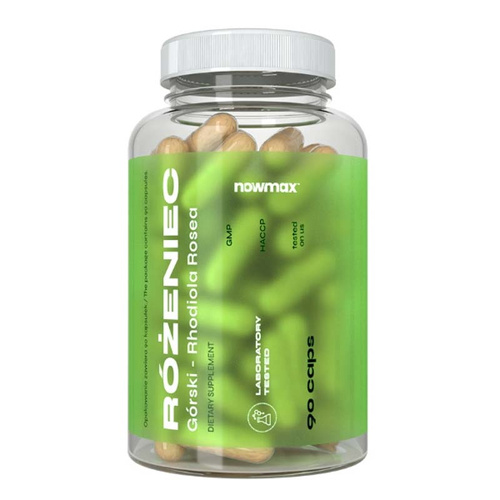  nowmax® Rhodiola Rosea Różeniec Górski 400mg 90 kaps